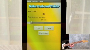 Guitar fretboard trainer video snapshot 2