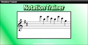 Notation trainer Android app