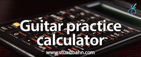 guitar practice calculator