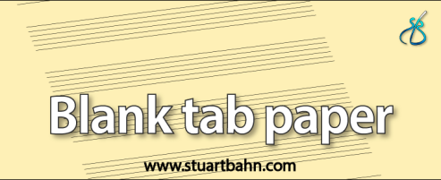 Blank tab paper