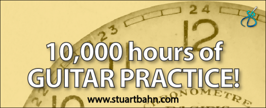 10,000 hours of guitar practice