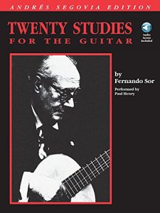 Twenty Studies For The Guitar by Fernando Sor