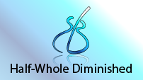 half-whole diminished scale CAGED shapes