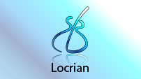 Locrian scale three notes per string