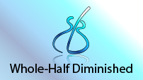 whole-half diminished scale CAGED shapes