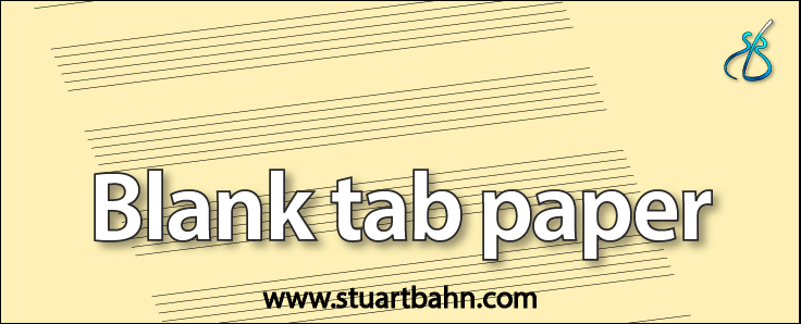 Blank tab paper PDF