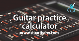 Guitar practice calculator
