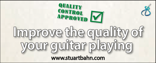 Improve the quality of your guitar playing