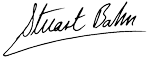 Stuart Bahn signature