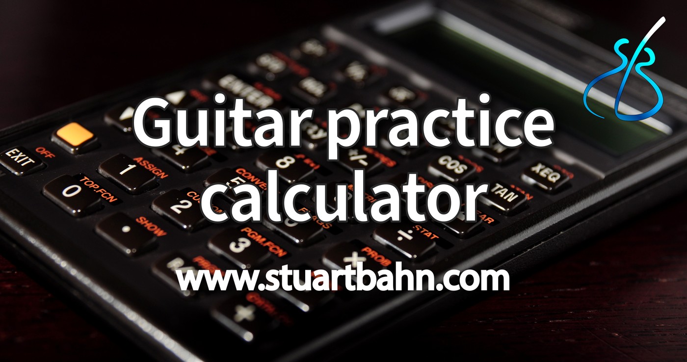 Guitar practice calculator